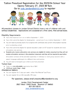 Preschool Flyer